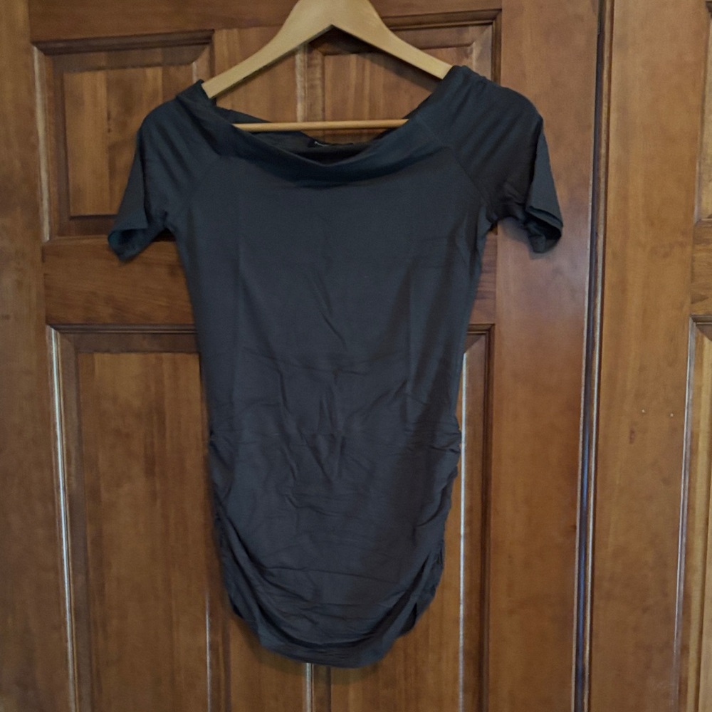 PattyBoutik Olive Green Short Sleeve Top